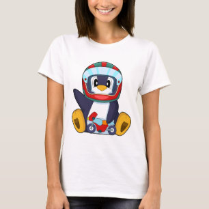 Pinguin-Motorrad T-Shirt