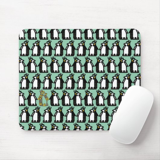 Pinguin Mousepad (Mit Mouse)