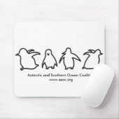 Pinguin Mousepad (Mit Mouse)