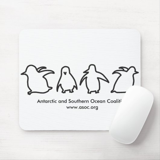 Pinguin Mousepad (Mit Mouse)