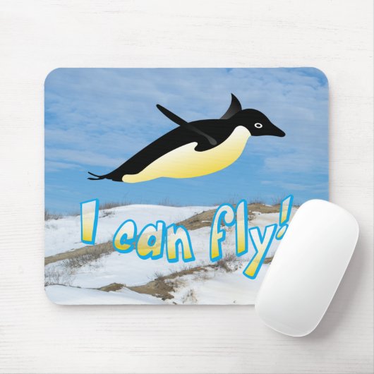 Pinguin Mousepad (Mit Mouse)
