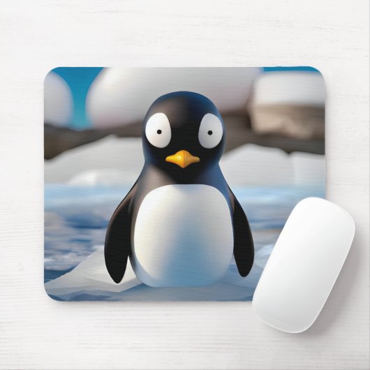 Pinguin Mousepad (Mit Mouse)