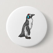 Pinguin Music Headphone Button (Vorderseite)