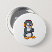 Pinguin Music Headphone Button (Vorne & Hinten)
