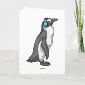 Pinguin Music Headphone Karte (Rückseite)