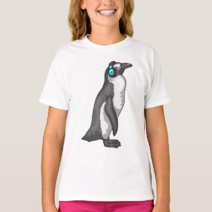 Pinguin Music Headphone T-Shirt