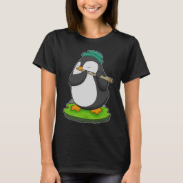 Pinguin Musician Flute Music T-Shirt