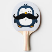 Pinguin Mustache Trend Blue Tischtennis Schläger (Rückseite)