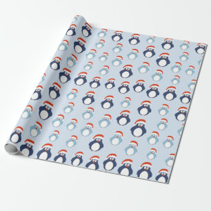 Pinguin-Muster Geschenkpapier