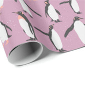 Pinguin-Muster Geschenkpapier (Rolleneckpunkt)