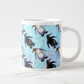 Pinguin-Muster Jumbo-Tasse (Rechts)