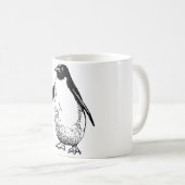 Pinguin-Muster Kaffeetasse (VorderseiteRechts)