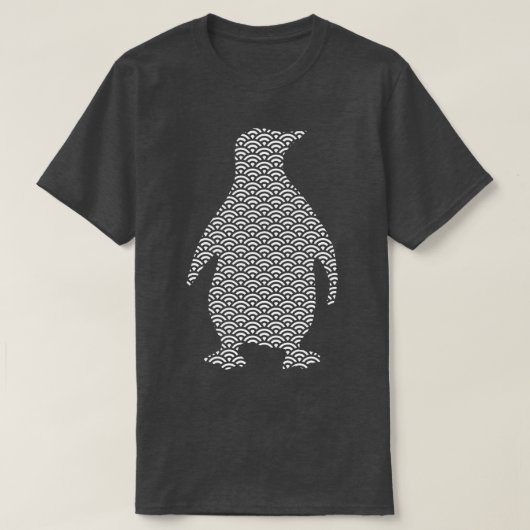 Pinguin-Muster T-Shirt (Design vorne)