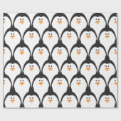Pinguin nahtloses Muster. Geschenkpapier (Flach)