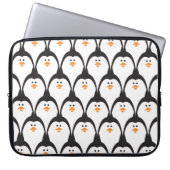 Pinguin nahtloses Muster. Laptopschutzhülle (Vorderseite)