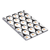 Pinguin nahtloses Muster. Notizblock (Rechte Seite)