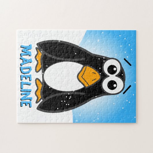 Pinguin-Name Kinder Puzzle (Horizontal)