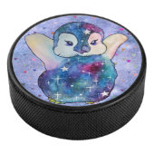 Pinguin namens Button Eishockey Puck (3/4)