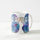 Pinguin namens Button Kaffeetasse (VorderseiteRechts)