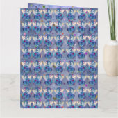 Pinguin namens Button Karte (Rückseite)