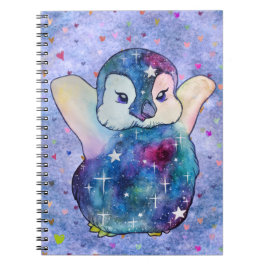 Pinguin namens Button Notizblock