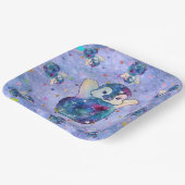 Pinguin namens Button Pappteller (Gewinkelt)