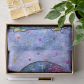 Pinguin namens Button Seidenpapier (Geschenk)