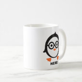 Pinguin - nerd - penguin kaffeetasse (VorderseiteRechts)