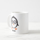 Pinguin - nerd - penguin kaffeetasse (Vorderseite Links)