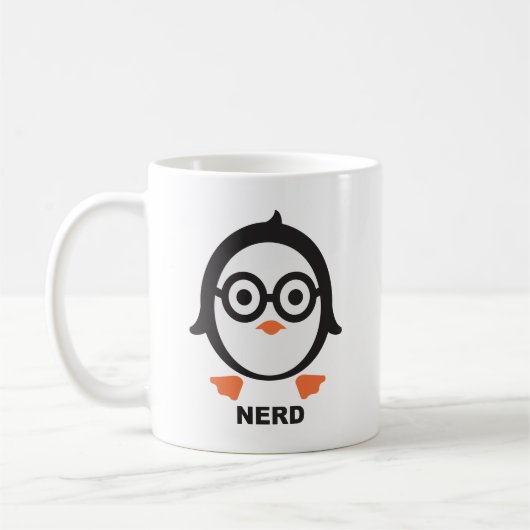 Pinguin - nerd - penguin kaffeetasse (Links)