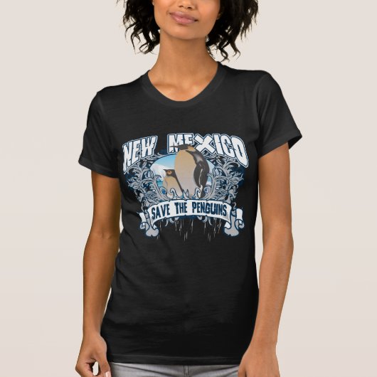 Pinguin-New Mexiko T-Shirt (Vorderseite)