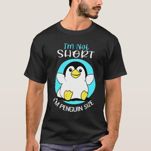 Pinguin Nicht Kurze Niedliche Penguin Größe Fairy T-Shirt (Vorderseite)