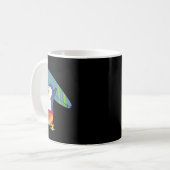 Pinguin Nichts ist besser als Surfen Kaffeetasse (Vorderseite Links)