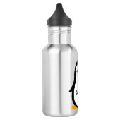 Pinguin Niedlich Kinder Wasserflasche mit Name (Links)