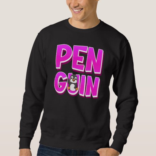 Pinguin Niedlich Pinguin 1 Sweatshirt (Vorderseite)
