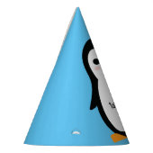 Pinguin Niedlich Winter 1. Geburtstag Party Hasen Partyhütchen (Links)