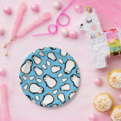 Pinguin Niedlich Winter 1. Geburtstag Teller (Party)