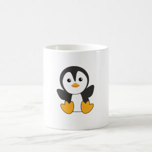 Pinguin Niedlichen Tiere für Kinder Funny Bird Kaffeetasse