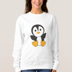 Pinguin Niedlicher Tiere für Kinder Funny Bird Sweatshirt