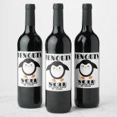 Pinguin Noir Weinetiketten Weinetikett (Flaschen)