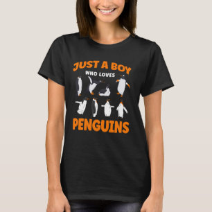 Pinguin nur ein Junge, der Pinguine Liebe T-Shirt