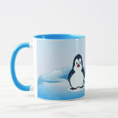 Pinguin on Frigid Landscape Design Kaffeemaschine Tasse (Links)