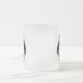 Pinguin-orange Band des Bewusstseins-Geschenks Mattglastasse (Mittel)