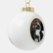 Pinguin Ornament (Links)