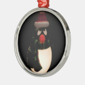 Pinguin Ornament (Links)