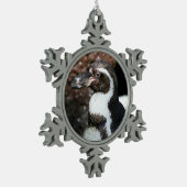 Pinguin Ornament (Links)