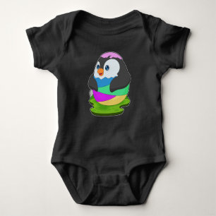 Pinguin Osterei Baby Strampler