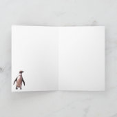 Pinguin-Paare auf der Strand Karte (Innenseite)