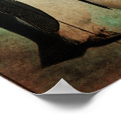 Pinguin-Paare einmal auf Hochzeitsgeschenke Poster (Ecke)