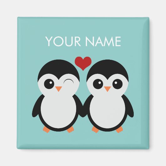 Pinguin-Paarmagnet Magnet (Vorne)
